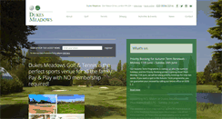 Desktop Screenshot of dukesmeadows.com